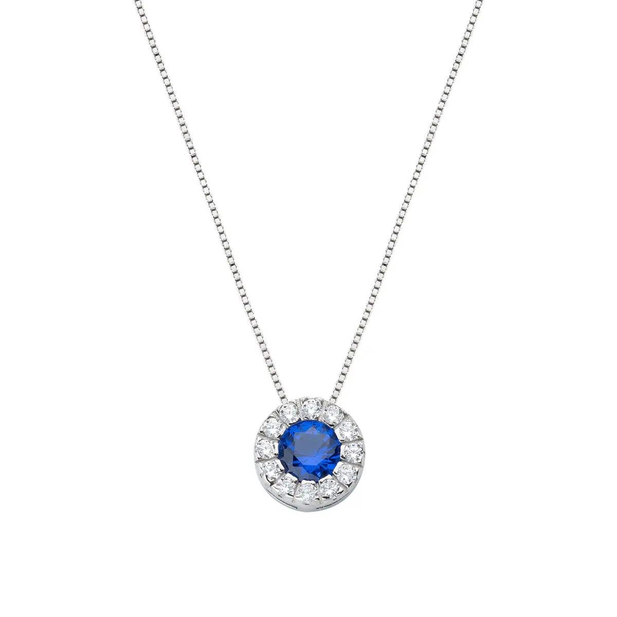 Collana Royal Zirconi Blu e Bianchi