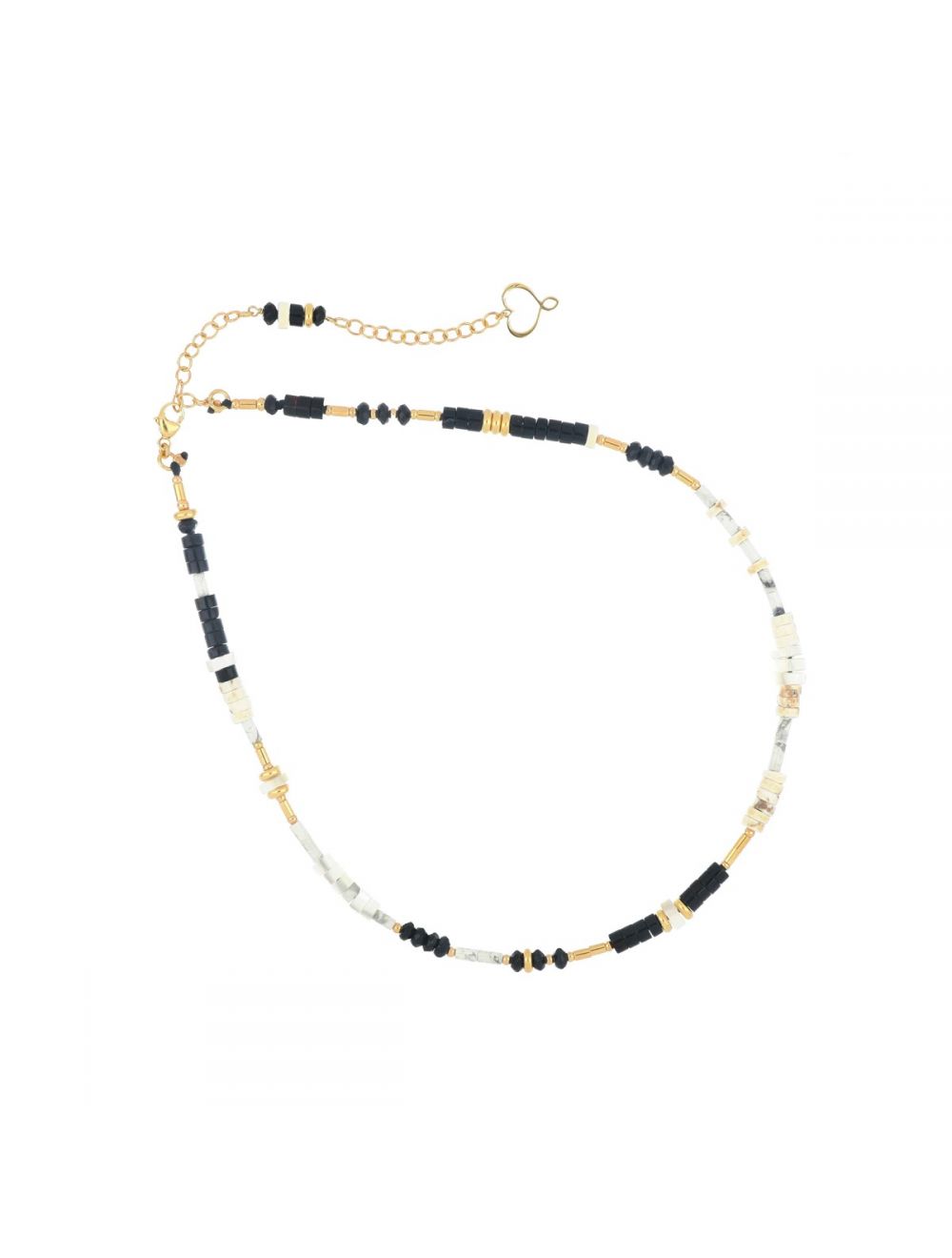 Girocollo Mia Africa Bianco e Nero