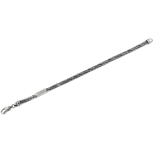 Bracciale in argento bianco finitura lucida