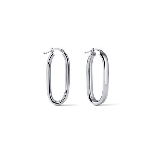 Orecchini a cerchio ovale