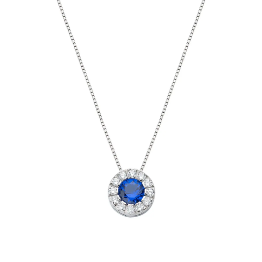 Collana Royal Zirconi Blu e Bianchi